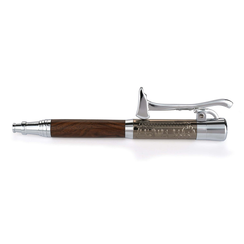 Firemans Click Ballpoint Pen Kit - Gunmetal & Chrome